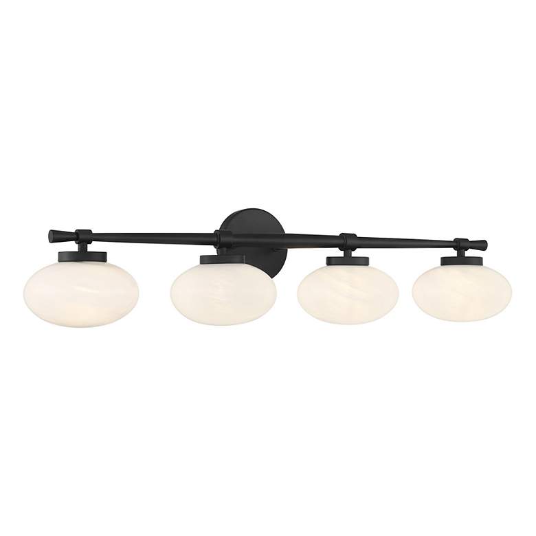 Image 3 Barrow 4-Light Bathroom Vanity Light in Matte Black more views