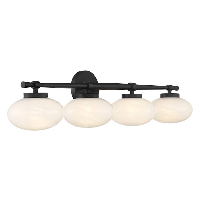 Image 4 Barrow 4-Light Bathroom Vanity Light in Matte Black more views