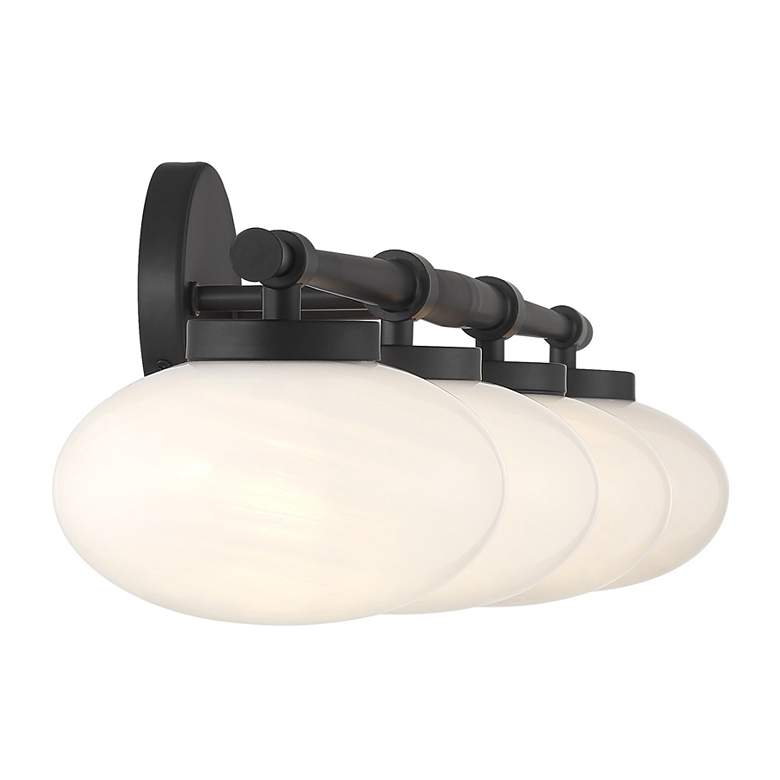 Image 5 Barrow 4-Light Bathroom Vanity Light in Matte Black more views