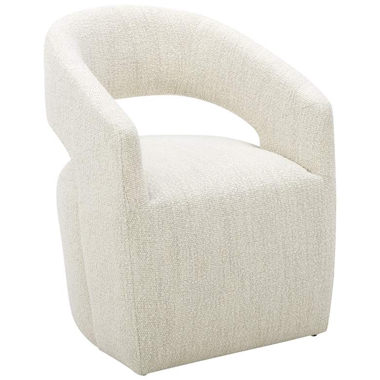 Image 2 Barrow Rolling Dining Chair White Mist more views