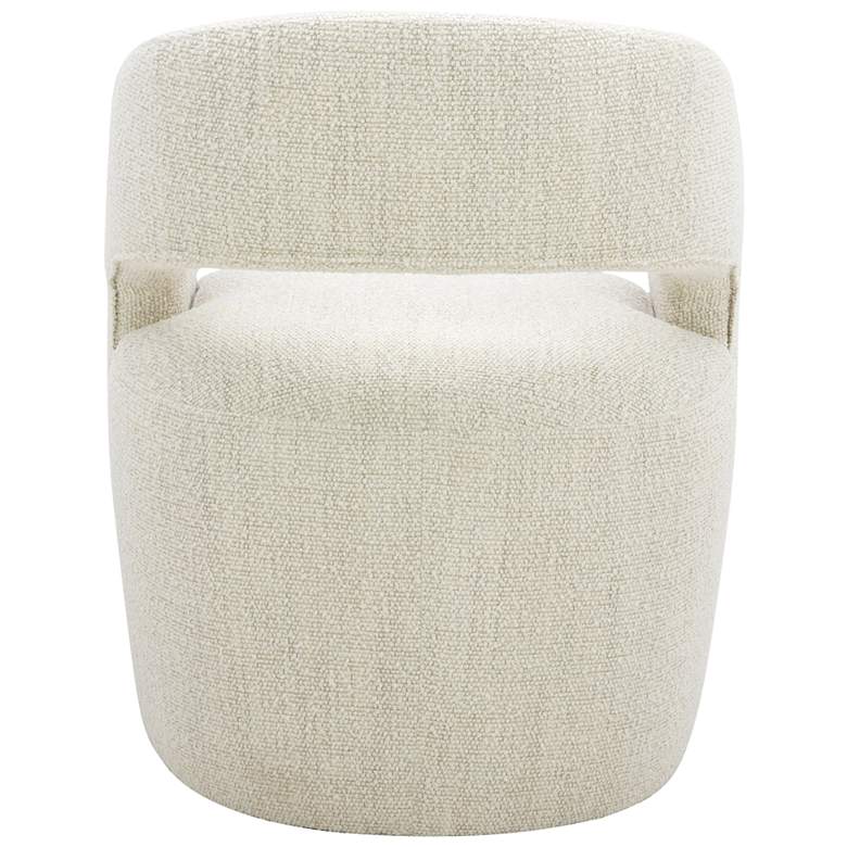 Image 4 Barrow Rolling Dining Chair White Mist more views