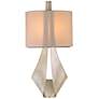 2_Barrymore 18 1/4"H Silk Shade Pearl Silver 2-Light Wall Sconce