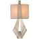 Barrymore 18 1/4"H Silk Shade Pearl Silver Wall Sconce