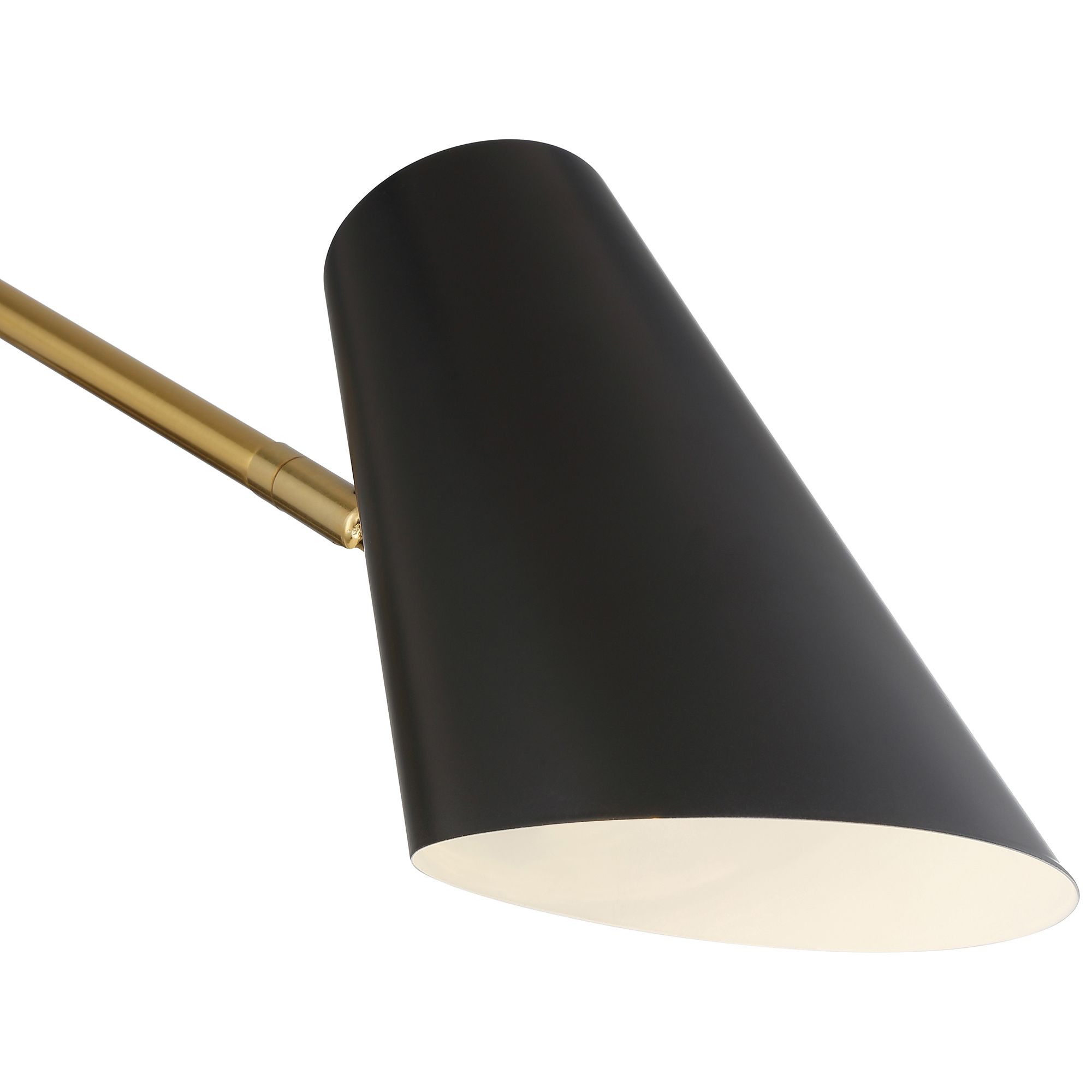 Image 7 Barsa Black and Brass Reading LED Wall Lamp more views