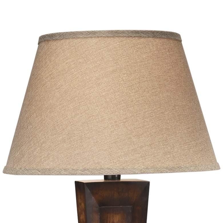 Image 2 Barstow 30 1/2" Handcrafted Hydrocal Concrete Rustic Table Lamp more views