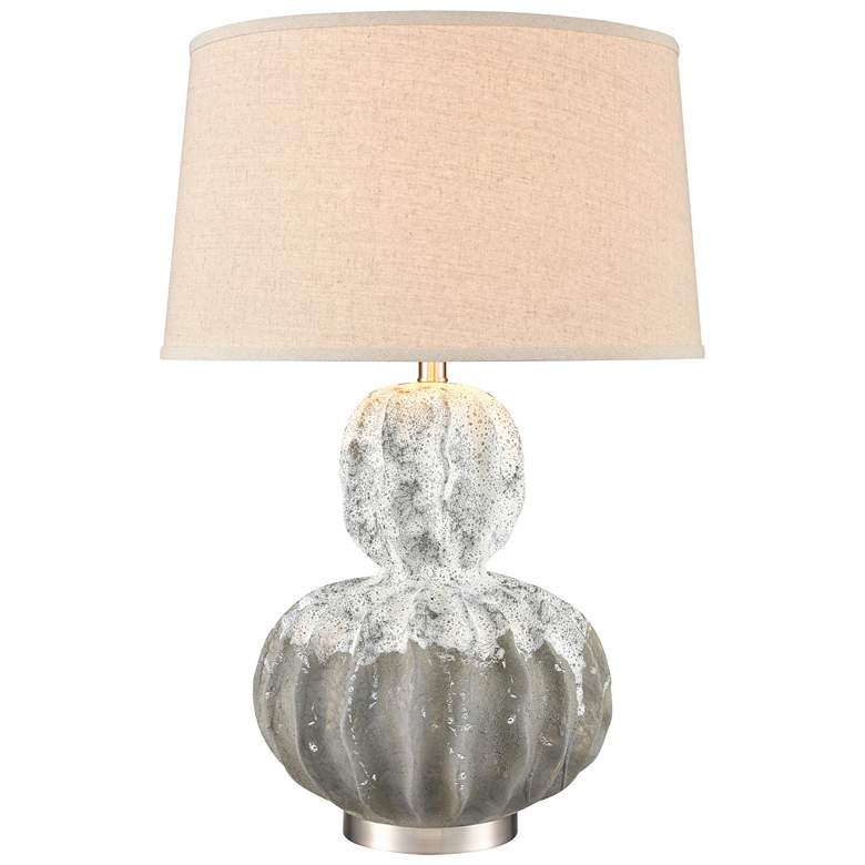 Image 1 Bartlet Fields 29 inch High 1-Light Table Lamp - White