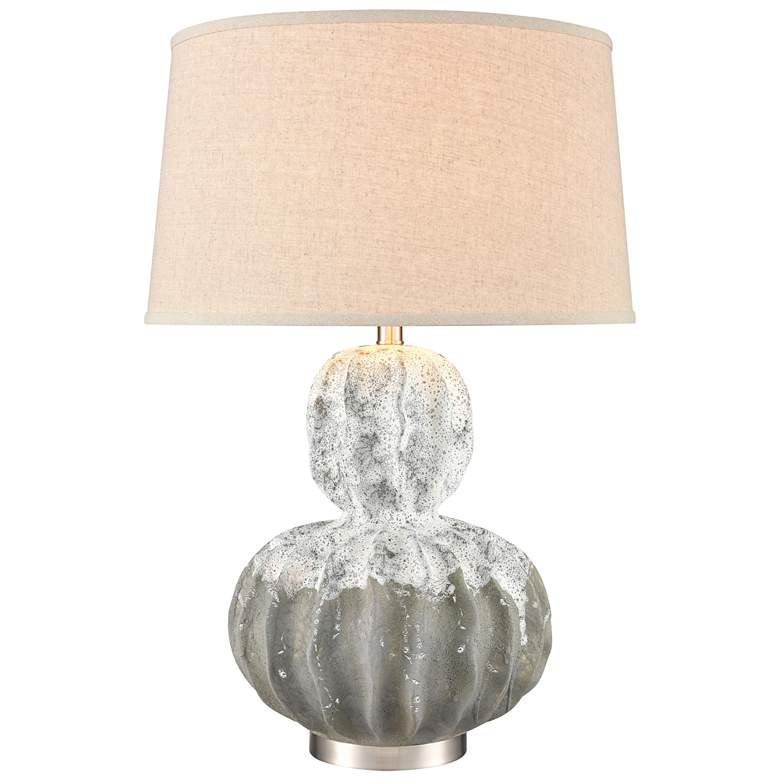 Image 1 Bartlet Fields 29" High 1-Light Table Lamp - White