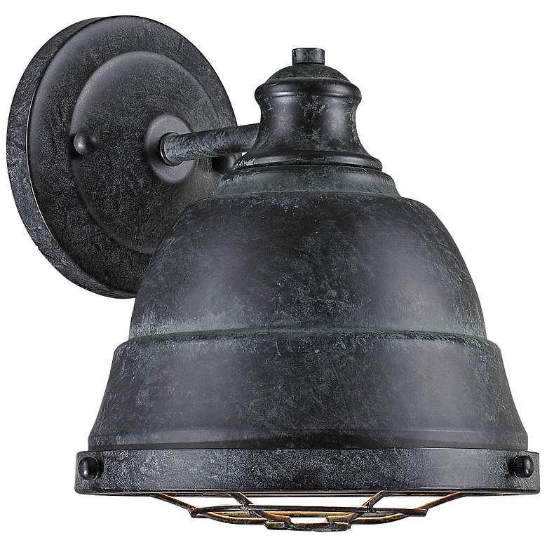 Image 3 Bartlett 10 1/4 inch High Black Patina Wall Sconce more views