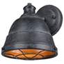 4_Bartlett 10 1/4" High Black Patina Wall Sconce more views