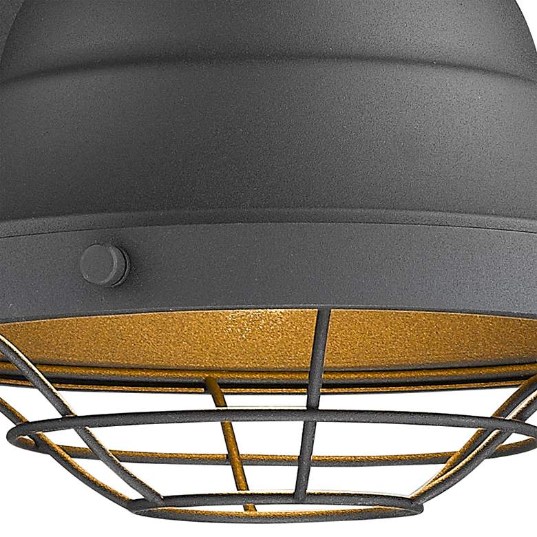 Image 3 Bartlett 10 1/4" High Natural Black Outdoor Wall Light more views