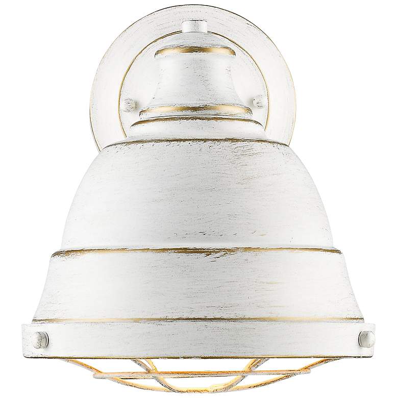 Image 2 Bartlett 10 1/4" High Vintage French White Finish Wall Sconce