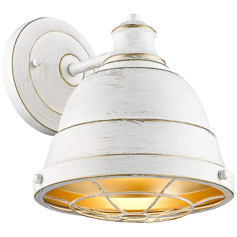 Image 3 Bartlett 10 1/4" High Vintage French White Finish Wall Sconce more views