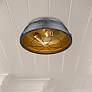 5_Bartlett 14" Wide Black Patina Ceiling Light more views