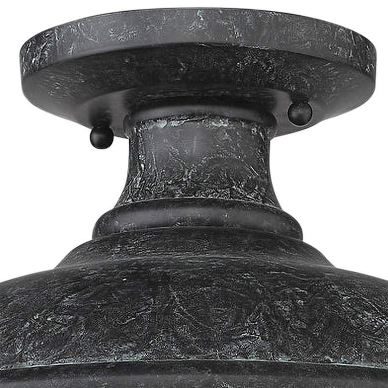 Image 4 Bartlett 14 inch Wide Black Patina Semi-Flush Ceiling Light more views