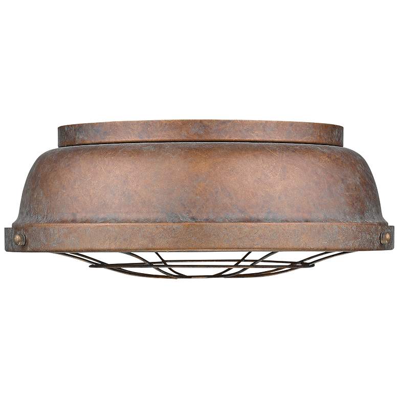 Image 2 Bartlett 14 inch Wide Copper Patina Ceiling Light