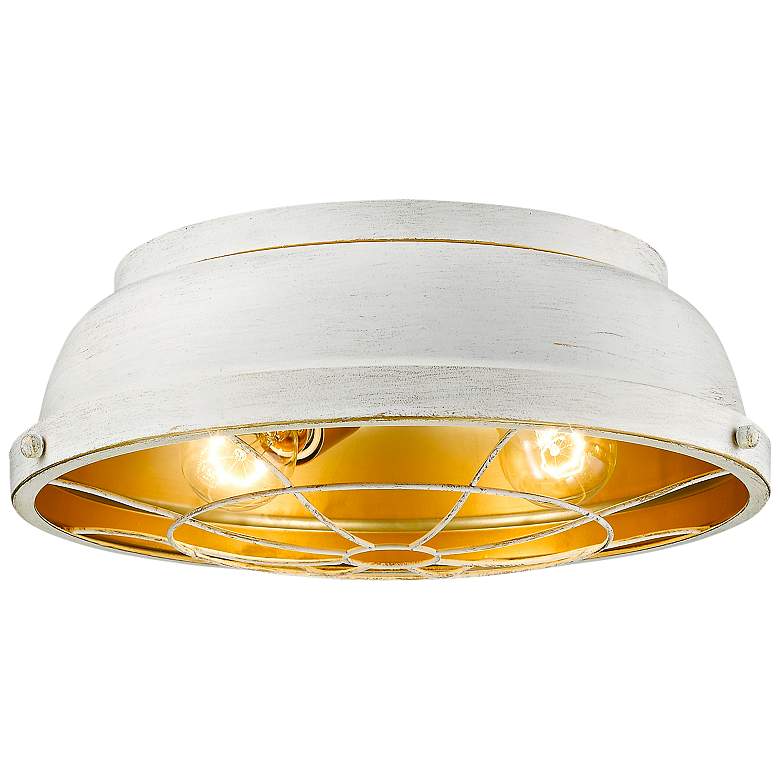 Image 2 Bartlett 14 inch Wide French White Ceiling Light