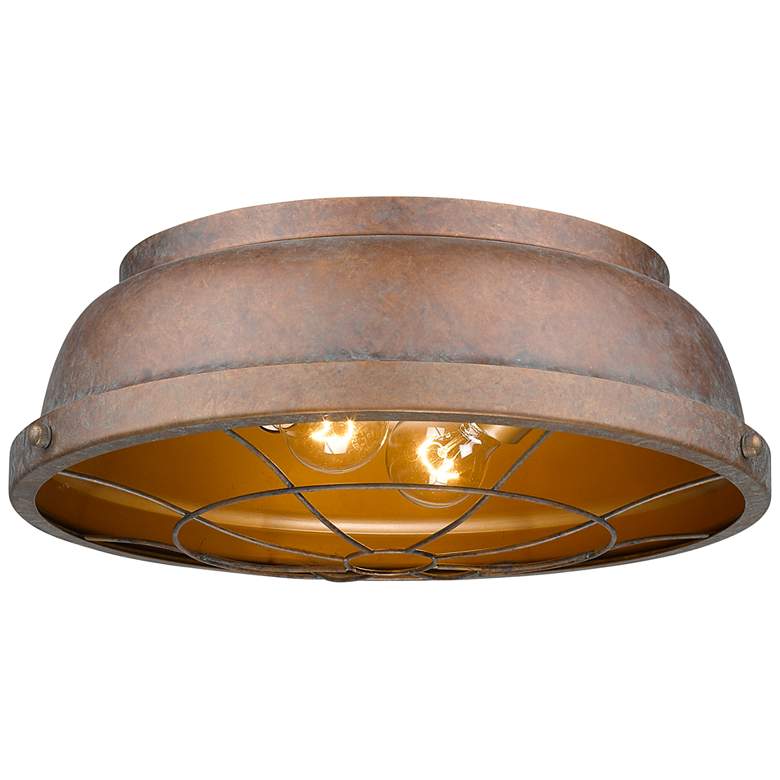 Image 5 Bartlett 16 1/2" Wide Copper Patina Ceiling Light more views