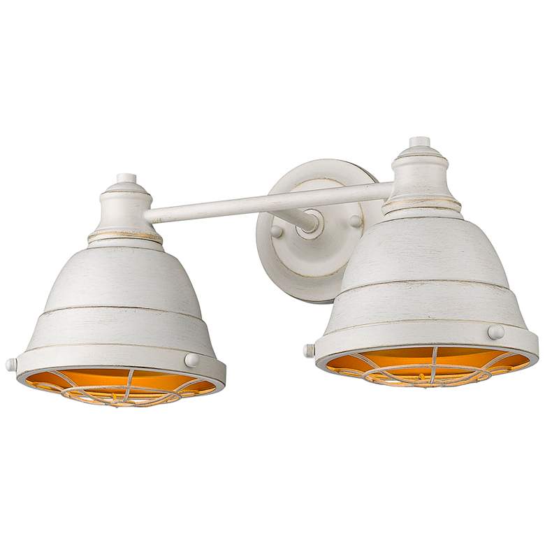 Image 3 Bartlett 16 1/2" Wide French White 2-Light Bath Light more views