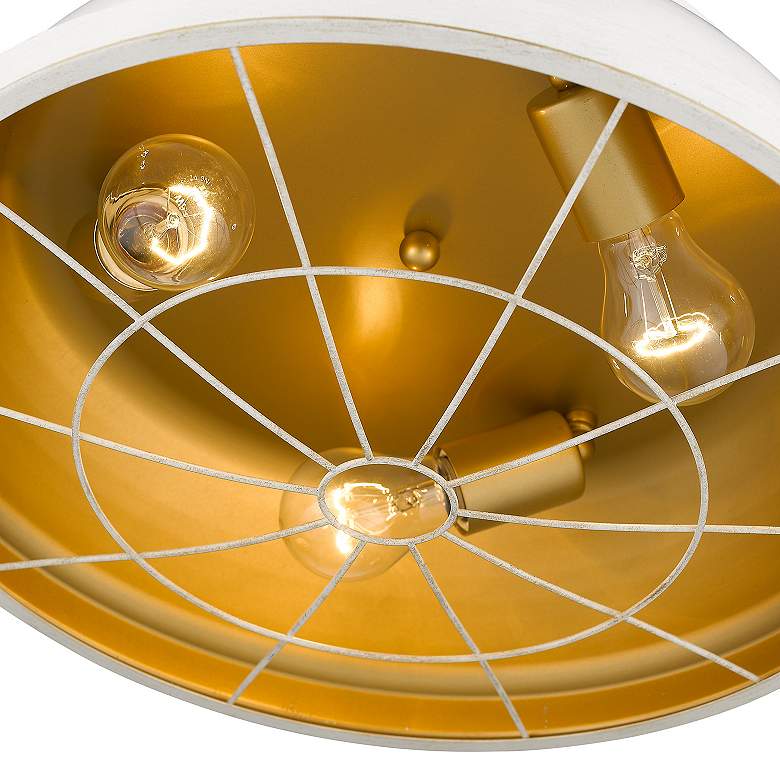 Image 4 Bartlett 16 1/2" Wide French White Ceiling Light more views