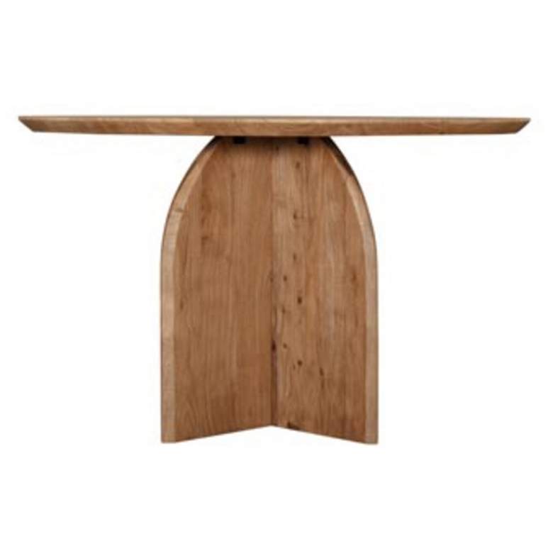 Image 1 Bartlett 48 " Wide Round Dining Table Brown