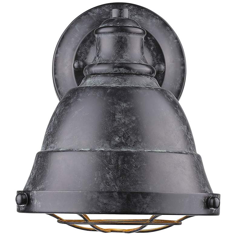 Image 1 Bartlett 8 1/4 inch High Black Patina Bath Light