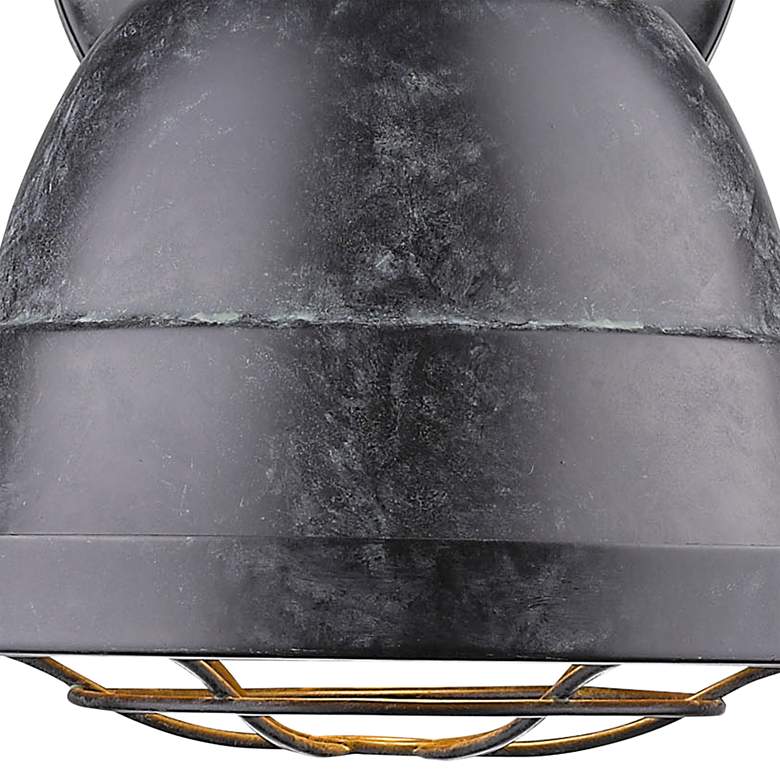 Image 2 Bartlett 8 1/4 inch High Black Patina Bath Light more views