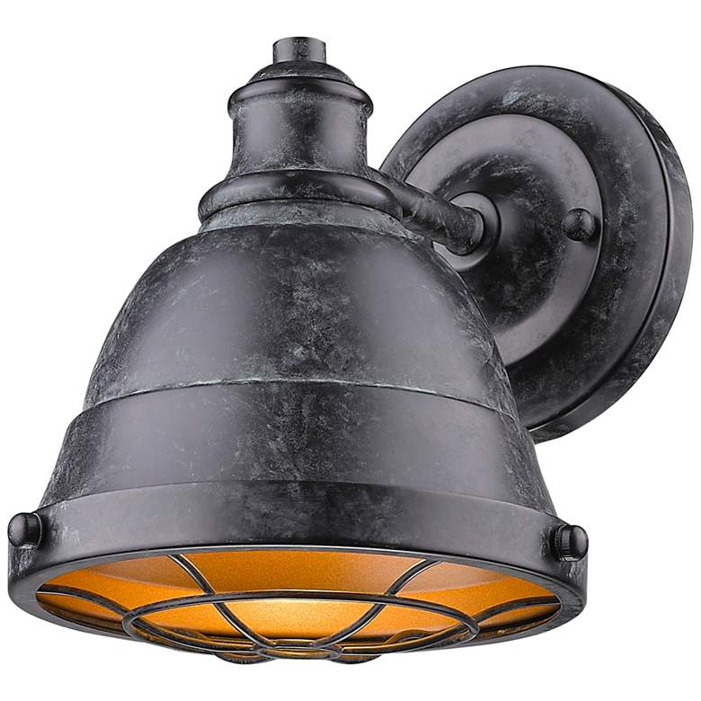 Image 3 Bartlett 8 1/4 inch High Black Patina Bath Light more views