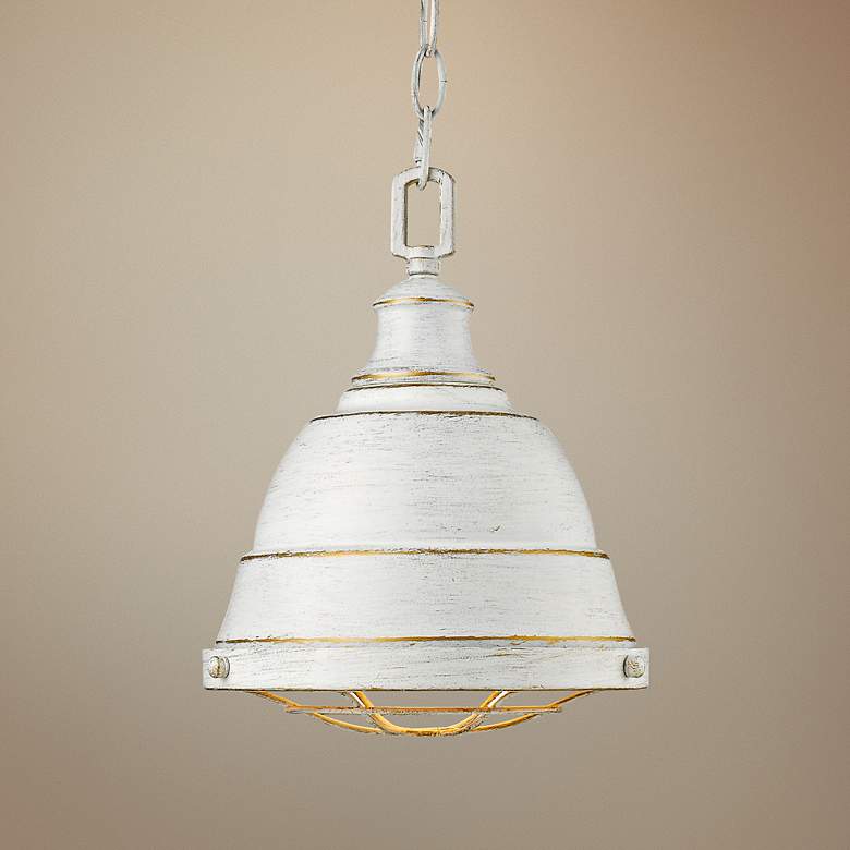 Image 1 Bartlett 9 1/4" Wide French White Mini Pendant