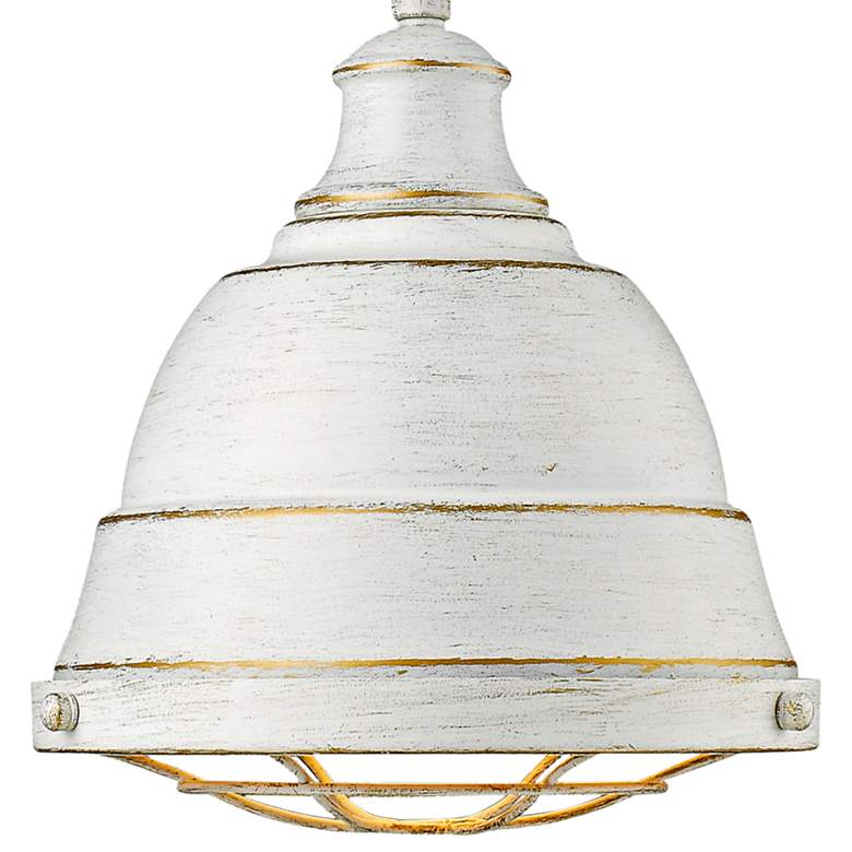Image 3 Bartlett 9 1/4" Wide French White Mini Pendant more views