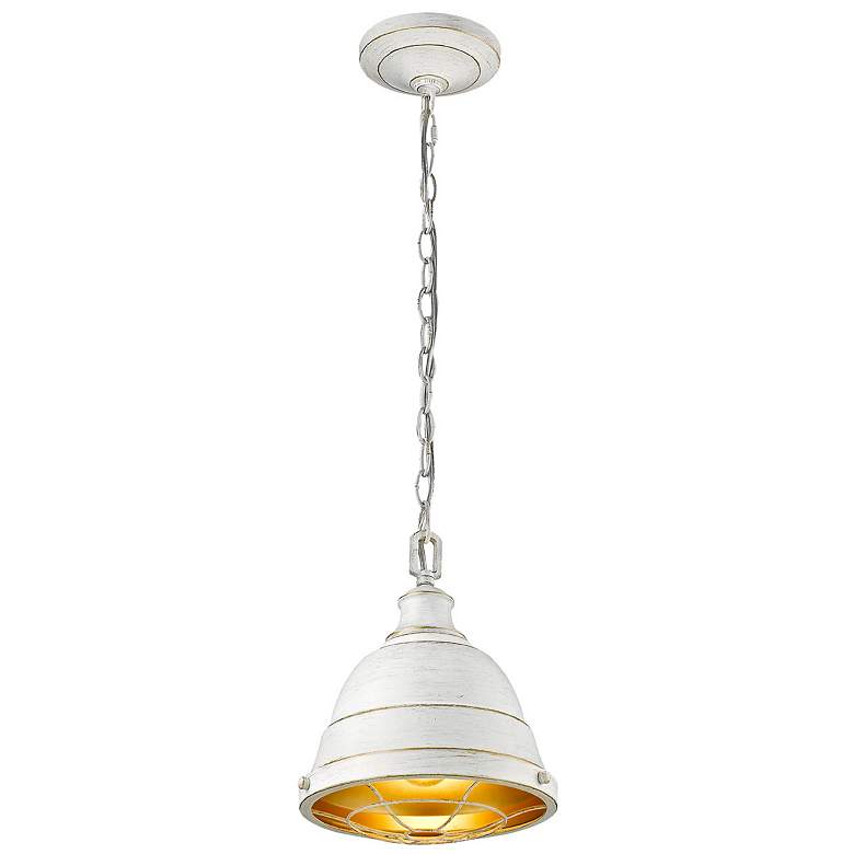 Image 4 Bartlett 9 1/4" Wide French White Mini Pendant more views