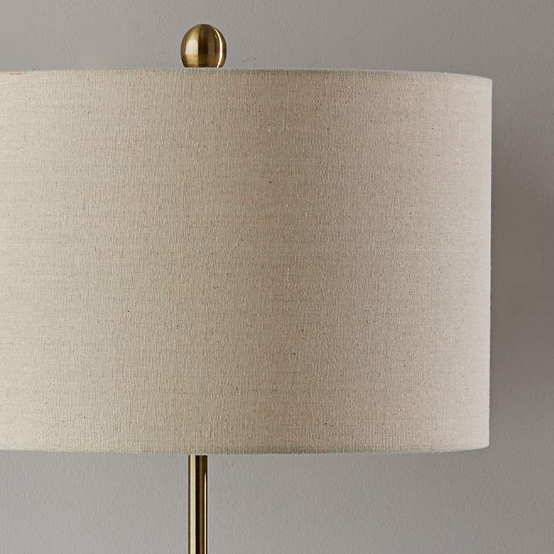 Image 3 Barton Antique Brass Adjustable Table Lamp more views