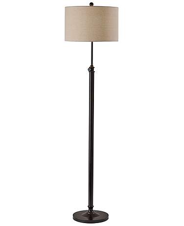 Barton Antique Bronze Adjustable Floor Lamp