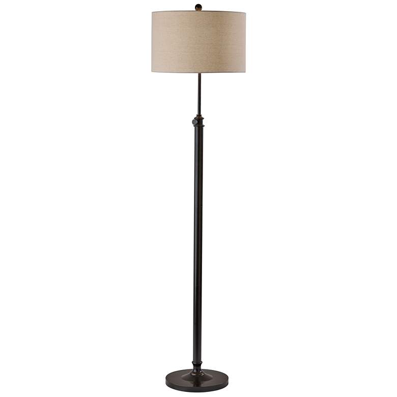 Image 1 Barton Antique Bronze Adjustable Floor Lamp