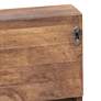 Thumbnail3 of Bartow Restored Wood Wine Rack Shelf with Glass Holder more views