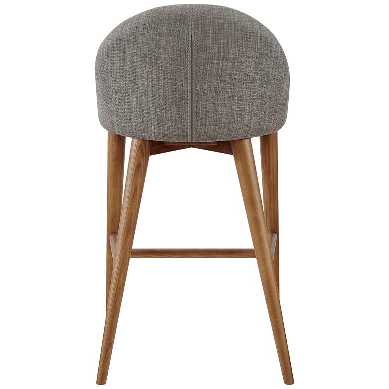Image 7 Baruch 26 1/2" Dark Gray Fabric Counter Stool more views