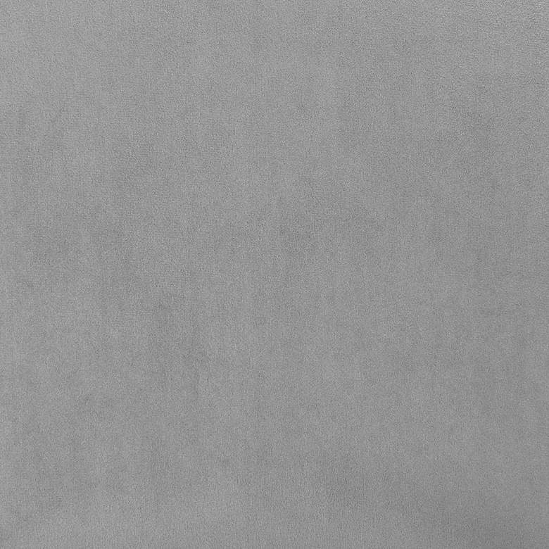 Image 4 Baruch 26 1/2" Gray Velvet Counter Stool more views