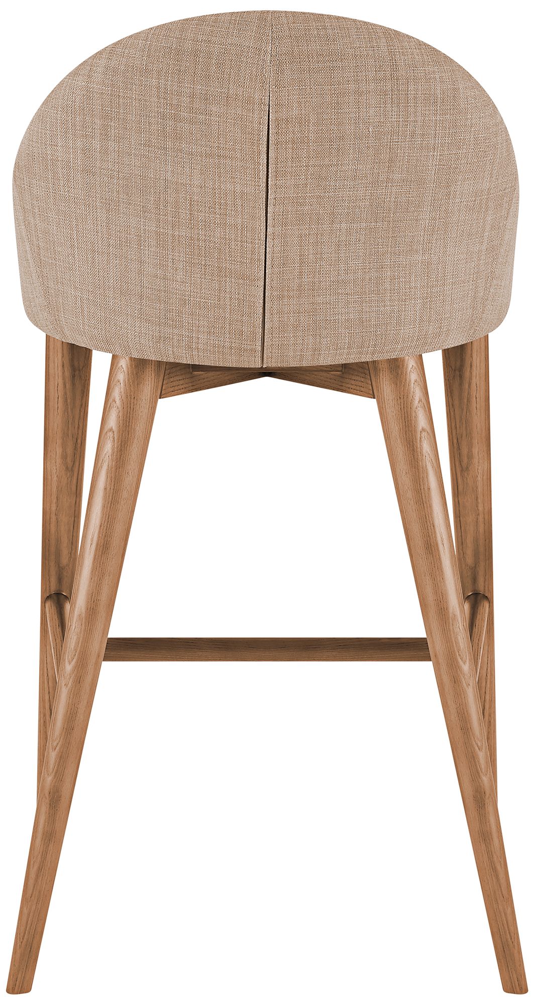 Baruch 26 1/2" Tan Fabric Counter Stool