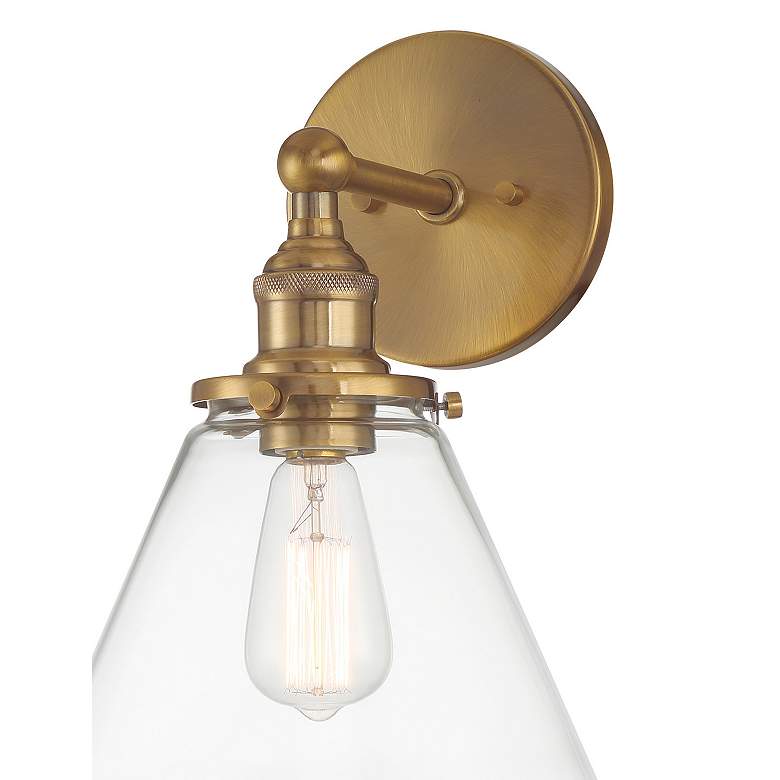Image 2 Barwell 14 1/4" High Oxidized Aged Brass Wall Sconce more views