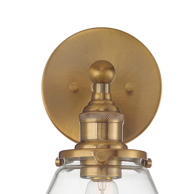 Image 3 Barwell 14 1/4" High Oxidized Aged Brass Wall Sconce more views