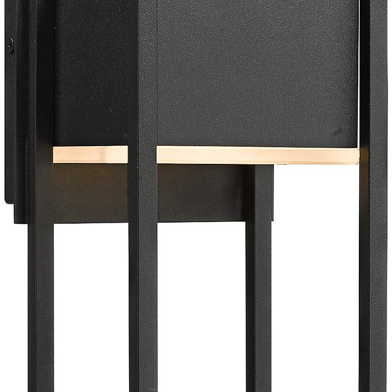 Image 4 Barwick 12 1/2" High Black LED Outdoor Wall Light more views