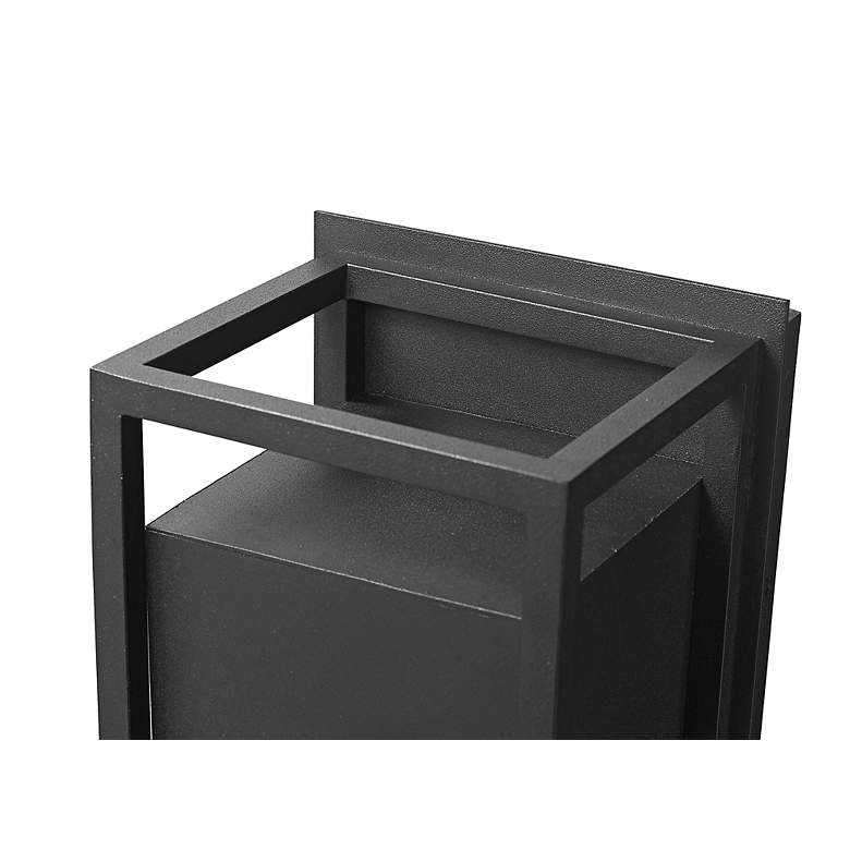 Image 5 Barwick 12 1/2" High Black LED Outdoor Wall Light more views