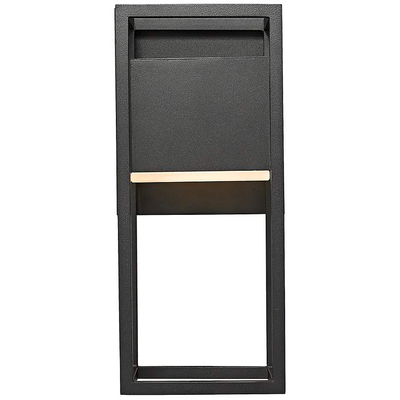 Image 7 Barwick 12 1/2" High Black LED Outdoor Wall Light more views