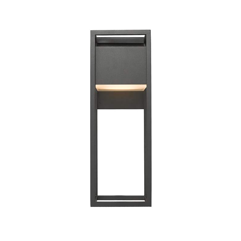 Image 4 Barwick 18 1/4" High Black LED Outdoor Wall Light more views
