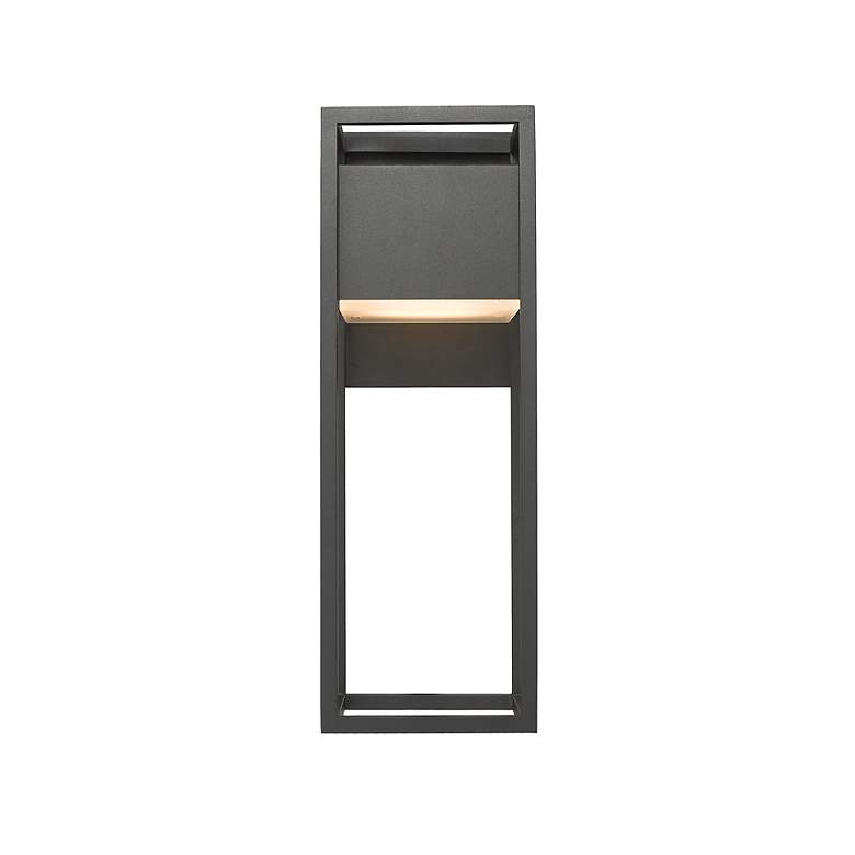 Image 4 Barwick 18 1/4 inch High Black LED Outdoor Wall Light more views