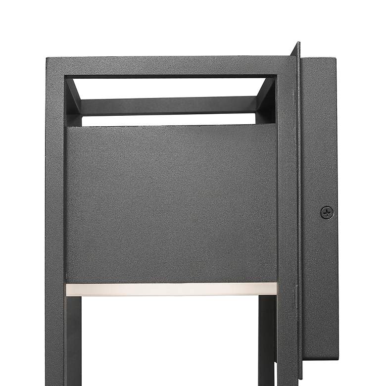 Image 6 Barwick 18 1/4" High Black LED Outdoor Wall Light more views