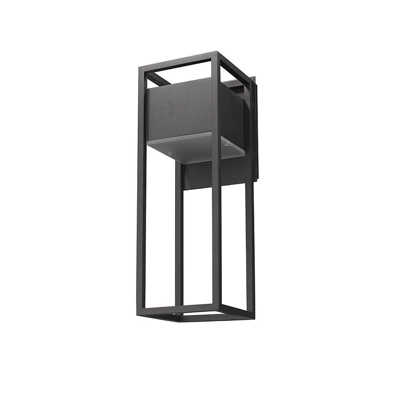 Image 7 Barwick 18 1/4" High Black LED Outdoor Wall Light more views