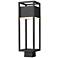 Barwick 19 3/4" High Black LED Outdoor Post Light