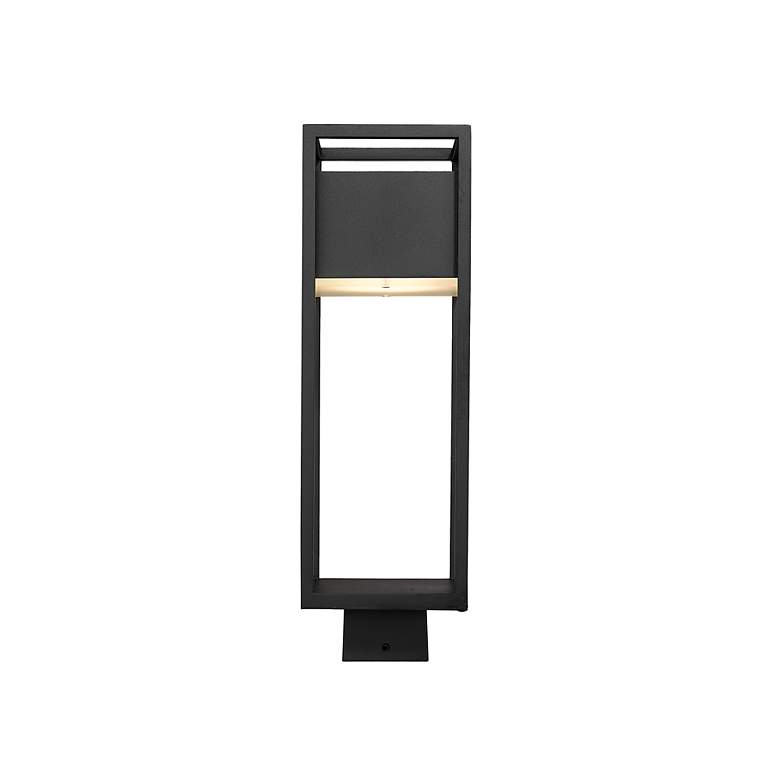 Image 2 Barwick 19 3/4" High Black LED Outdoor Post Light more views