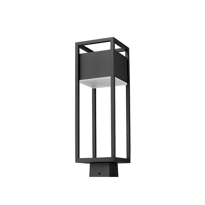 Image 4 Barwick 19 3/4" High Black LED Outdoor Post Light more views