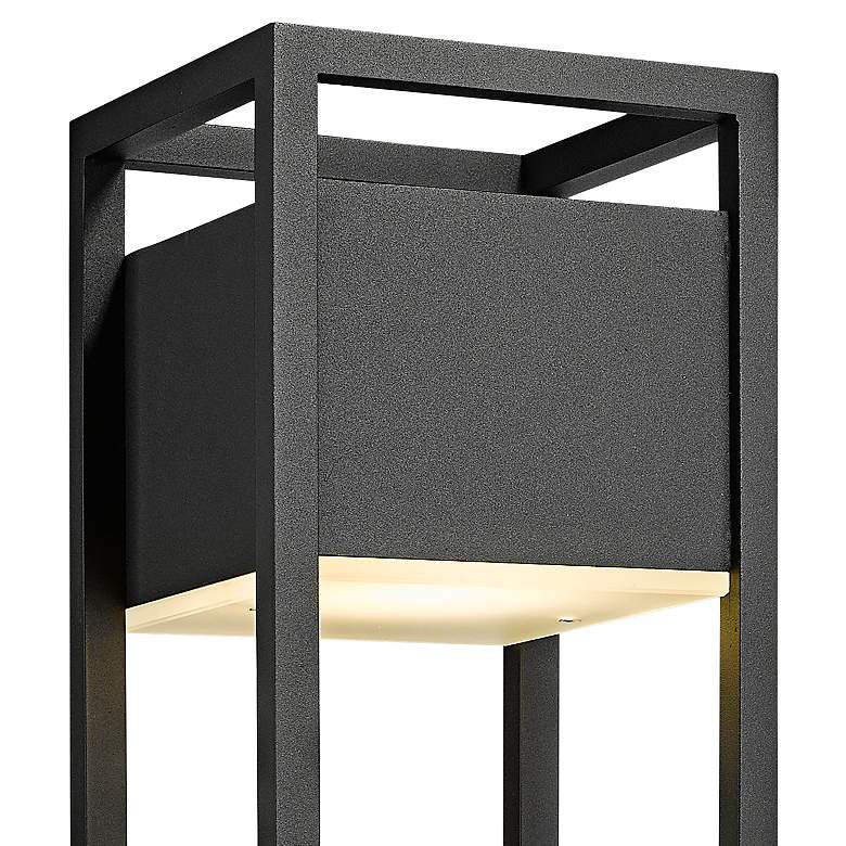 Image 2 Barwick 27" High Black LED Outdoor Post Light more views